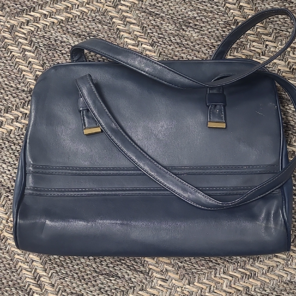 Stylish Navy Blue Handbag